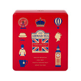 چای تی بگ احمد Ahmad مدل مجموعه چهارگانه چای انگلیسی English Tea Four Collection ( جعبه فلزی قرمز 32 عددی )