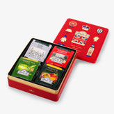 چای تی بگ احمد Ahmad مدل مجموعه چهارگانه چای انگلیسی English Tea Four Collection ( جعبه فلزی قرمز 32 عددی )