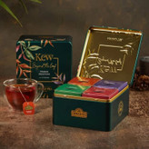 چای تی بگ احمد کیو Ahmad Kew مدل مجموعه فراتر از برگ Beyond the Leaf Collection ( جعبه فلزی سبز 40 عددی )