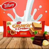 ویفر تیفانی کرانچ tiffany crunch با طعم فندوق Hazelnut ( 65 گرمی )