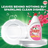 مایع ظرفشویی فیری FAIRY با رایحه گل رز ( 600 میل )