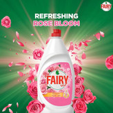 مایع ظرفشویی فیری FAIRY با رایحه گل رز ( 600 میل )