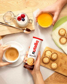 بیسکوئیت کرم شکلاتی نوتلا nutella biscuits ( 12 عددی )