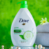 شامپو بدن کرمی خیار و چای سبز داو Dove ( پمپی یک لیتری )