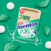 آدامس بدون قند منتوس mentos با طعم نعناع تند ( 50 عددی )