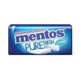 قرص خوشبو کننده دهان بدون قند منتوس mentos مدل PURE FRESH با طعم نعناع تند ( 50 عددی )