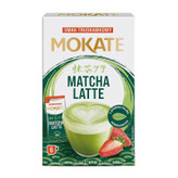 چای لاته ماچا موکاته MOKATE با طعم توت فرنگی 84 گرم ( جعبه 6 عددی )