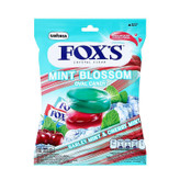 آبنبات کریستالی فوکس FOXS با طعم نعناع و گیلاس مدل MINT BLOSSOM ( پاکت 125 گرمی )