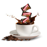 آبنبات کوپیکو KOPIKO با طعم قهوه Coffee ( بسته 150 گرمی )