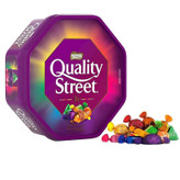 شکلات مخلوط نستله Nestle مدل کوالیتی استریت Quality Street ( جعبه کادوئی 900 گرمی )