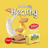 بیسکوئیت شیر و عسل گلوکز تیفانی Tiffany Glucose ( بسته 10 عددی )