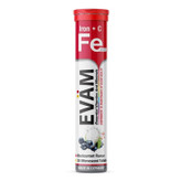 قرص جوشان ایوام EVAM مدل آهن و ویتامین سی Fe +c ( 20 عددی )