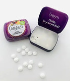 قرص خوشبو کننده دهان بدون قند نعناع تازه کامپس Compass Fresh Mints با طعم انبه و پشن فروت Mango Passion Fruit