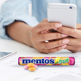 آبنبات خوشبو کننده دهان منتوس Mentos با طعم میوه ای Fruit ( پرتقال ، توت فرنگی ، لیمو )