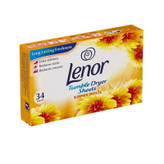 دستمال خوشبو کننده لباس لنور Lenor رایحه نسیم تابستانی Summer Breeze ( بسته 34 عددی )