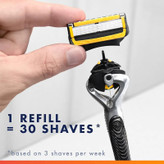 ست اصلاح مردانه ژیلت Gillette مدل Proshield 1 ( دسته و 3 عدد یدک )