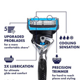 یدک ژیلت فیوژن پنج لبه Gillette مدل Proglide ( بسته 8 عددی )