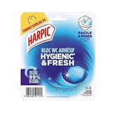 قرص خوشبو کننده و تمیز کننده توالت فرنگی هارپیک HARPIC رایحه نسیم دریا ( بسته 4 عددی )