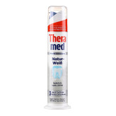 خمیر دندان سفید کننده پمپی ترامد Theramed مدل Natur-Weib