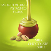 ترافل شکلاتی لینت لیندور Lindt Lindor با طعم پسته Pistachio ( جعبه 200 گرمی )