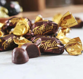 تافی مغزدار شکلاتی تلخ روشن Roshen مدل Toffelini ( بسته یک کیلویی )