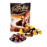 تافی مغزدار شکلاتی تلخ روشن Roshen مدل Toffelini ( بسته یک کیلویی )