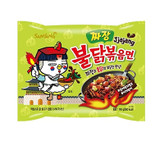 نودل سامیانگ samyang با طعم مرغ تند و سس لوبیا سیاه ( جاجانگ ) ( بسته 140 گرمی )