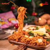 نودل سامیانگ samyang با طعم مرغ تند و چهار پنیر ( بسته 130 گرمی )