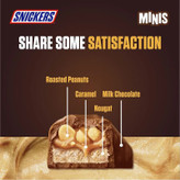 مینی شکلات مغزدار اسنیکرز SNICKERS ( بسته 12 عددی )