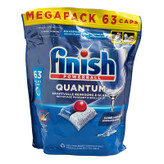 قرص ماشین ظرفشویی فینیش آلمانی finish مدل POWERBALL QUANTUM ( 63 عددی )