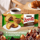 کوکی نرم مغزدار لاویتا روشن Roshen Lovita مدل فندوقی Hazelnut ( بسته 127 گرمی )