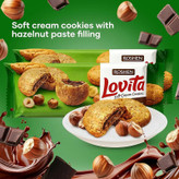 کوکی نرم مغزدار لاویتا روشن Roshen Lovita مدل فندوقی Hazelnut ( بسته 127 گرمی )