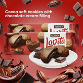 کوکی نرم مغزدار لاویتا روشن Roshen Lovita مدل کاکائویی Cocoa ( بسته 127 گرمی )