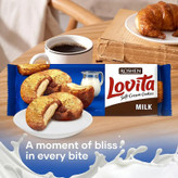 کوکی نرم مغزدار لاویتا روشن Roshen Lovita مدل شیری Milk ( بسته 127 گرمی )