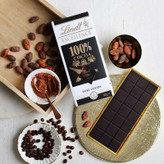 شکلات تخته ای لینت اکسلنس Lindt Excellence ( 100% کاکائو ) مدل کاکائو خالص Pure Cocoa ( 50 گرمی )