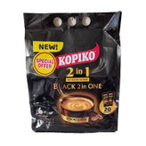 کافی میکس 2 در 1 بدون شکر کوپیکو Kopiko مدل Black 2in one ( بسته 20 عددی )