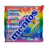 آبنبات خوشبو کننده دهان منتوس Mentos با طعم های مختلف ( بسته 8 عددی )