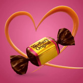 تافی شکلاتی وردرز اورجینال Werthers Original مدل Soft Chocolate toffees ( بسته یک کیلویی )
