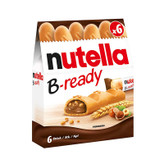 بیسکوئیت شکلاتی نوتلا nutella مدل B-ready ( بسته 6 عددی )