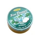 آبنبات ووگی Woogie Fine Drops مدل نعناع یخی Mint ( جعبه 200 گرمی )