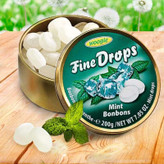 آبنبات ووگی Woogie Fine Drops مدل نعناع یخی Mint ( جعبه 200 گرمی )
