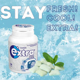 آدامس بدون قند اکسترا Extra با طعم نعناع فلفلی یخی Ice Peppermint ( 46 عددی )