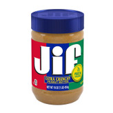 کره بادام زمینی جیف jif مدل فوق العاده ترد Extra Crunchy ( 454 گرمی )