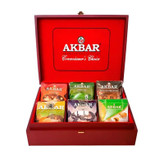 چای تی بگ میکس اکبر Akbar ( جعبه چوبی لوکس 60 عددی )