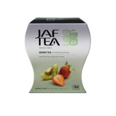 چای سبز میوه ای جاف تی JAF TEA با طعم توت فرنگی و کیوی Strawberry & Kiwi ( پاکت 100 گرمی )