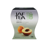 چای سبز میوه ای جاف تی JAF TEA با طعم هلو و زردآلو Peach & Apricot ( پاکت 100 گرمی )