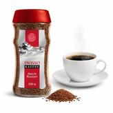 قهوه فوری سوئیسو Swisso مدل ریچ روستن Reich Rosten (شیشه 200 گرمی)