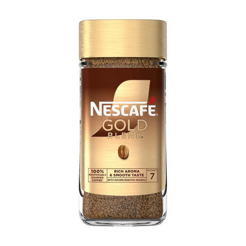 قهوه فوری گلد نسکافه NESCAFE GOLD مدل BLEND ( شیشه 95 گرمی )
