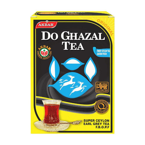 چای سوپر سیلان دو غزال DO GHAZAL مدل ارل گری Earl Grey ( پاکت 500 گرمی )