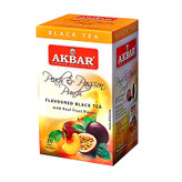چای تی بگ میوه ای اکبر Akbar با طعم هلو و پشن فروت Peach & PassionFRUIT ( پاکت 20 عددی )